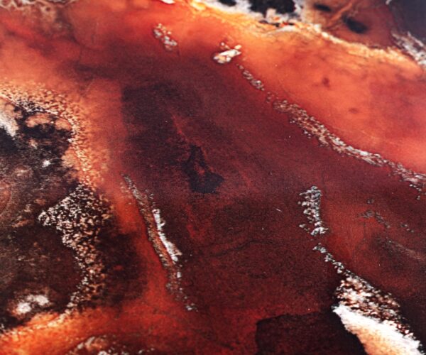 UV PVC Panel - Burnt Umber Design