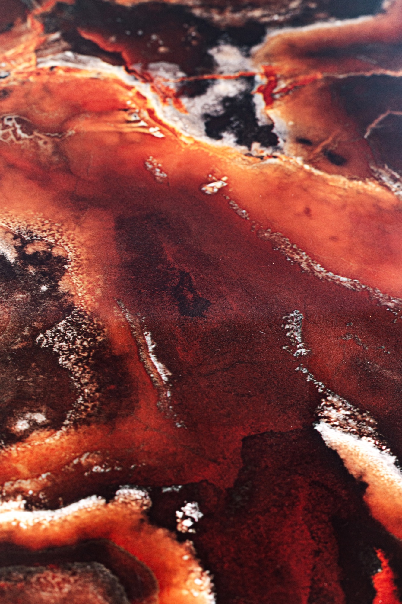 UV PVC Panel - Burnt Umber Design