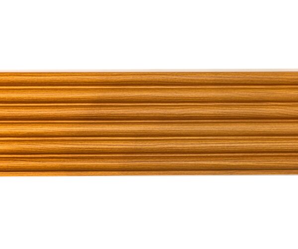 Arch Fluted Board 15mm - Straight Grained Teak